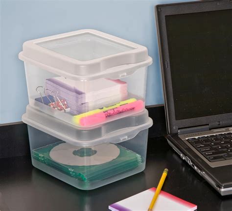 small flip top storage containers